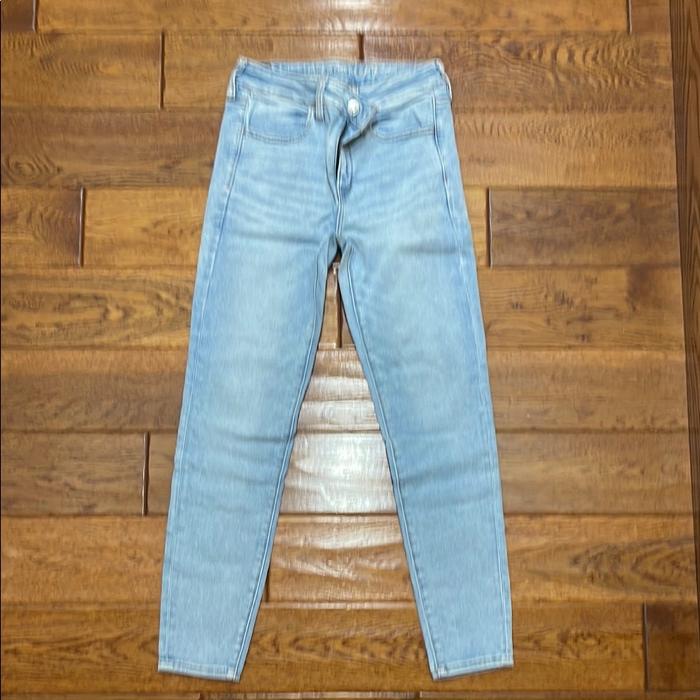 American Eagle high rise Legging Light Blue Jeans